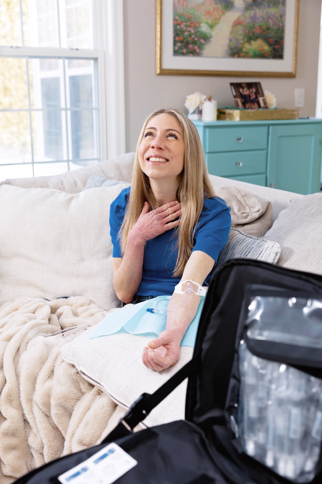 Calm at-home wellness scene representing immune support.